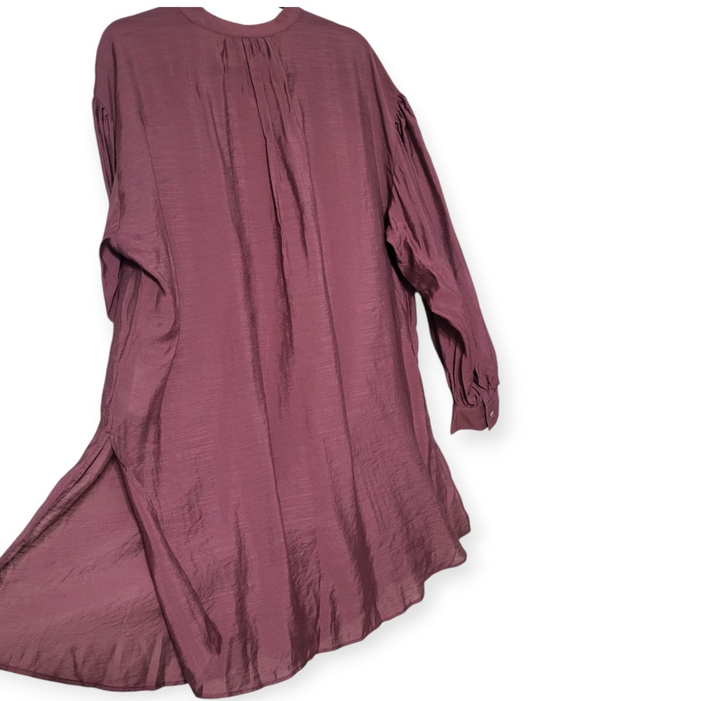 City Chic Refinity Limited Edition Balloon Sleeve Tunic dress Semi-sheer NWT M - Picture 3 of 14